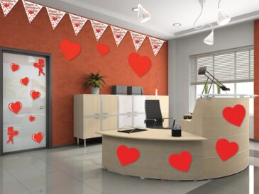 How to decorate office for valentine day