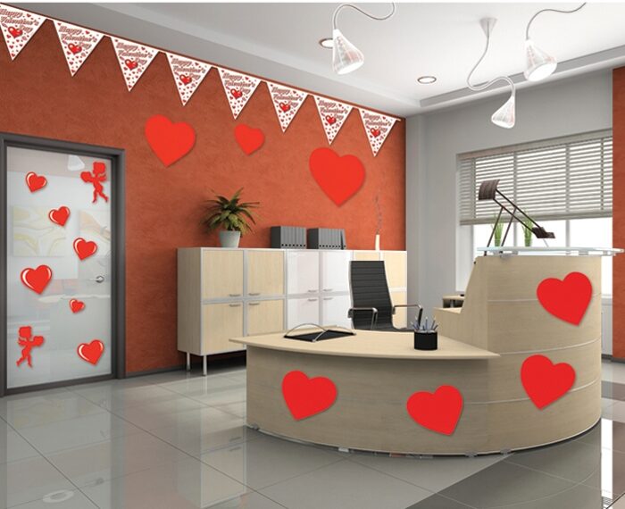 How to decorate office for valentine day