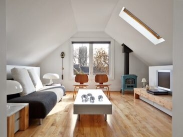 How to decorate an attic living room