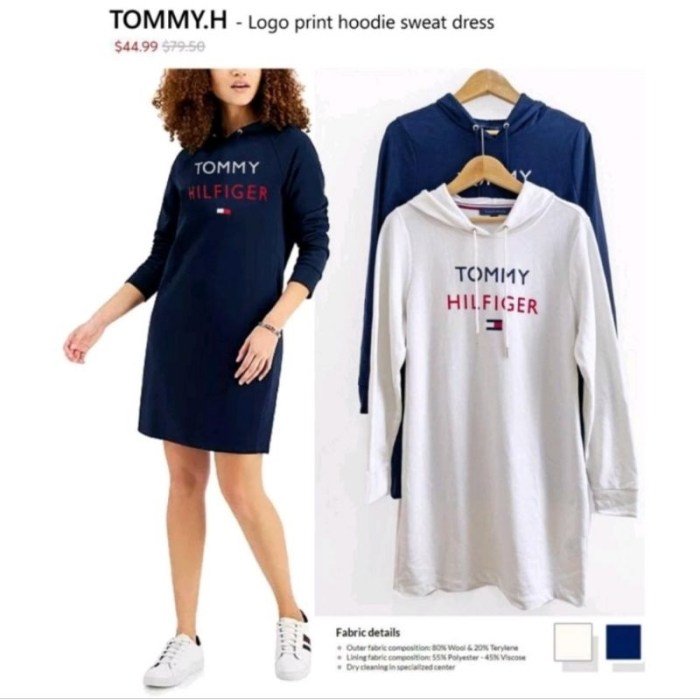 Tommy hilfiger women's t-shirt dress