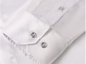 Men's white dress shirt for wedding