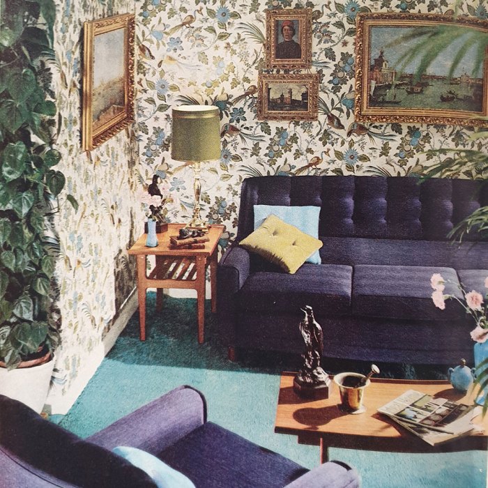 How to decorate 1960s room