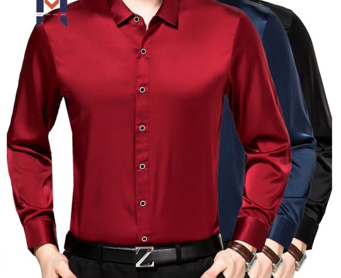 Mens silk dress shirts