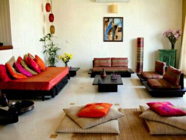 How to decorate living room in indian style