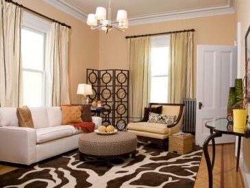 How to decorate a corner living room