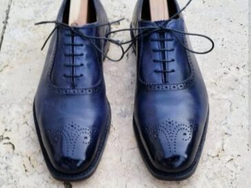 Navy dress shoes men