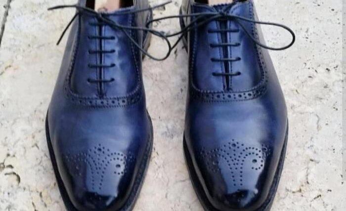 Navy dress shoes men