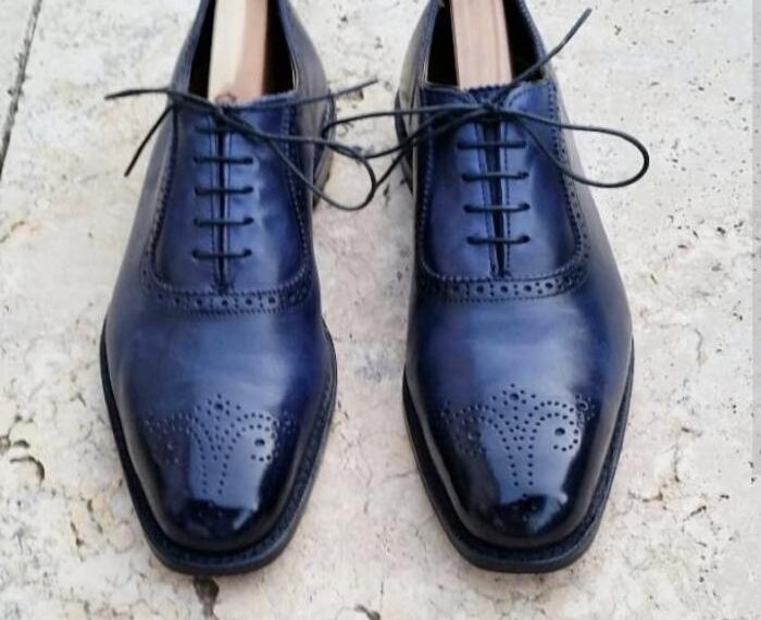 Navy dress shoes men