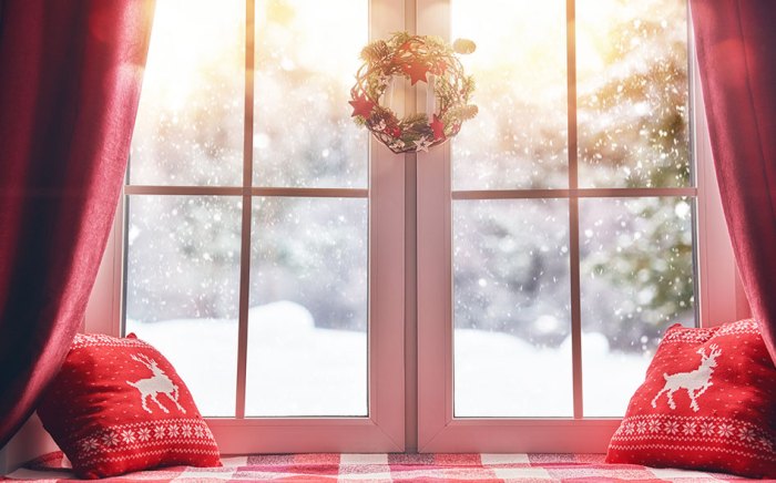 How to decorate windows for christmas