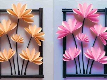 How to make room decoration things with paper