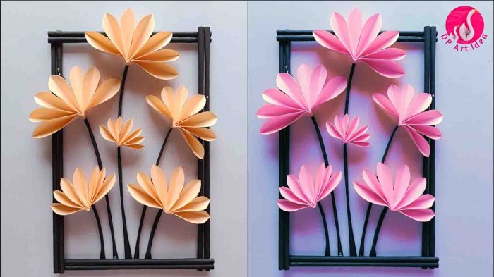 How to make room decoration things with paper