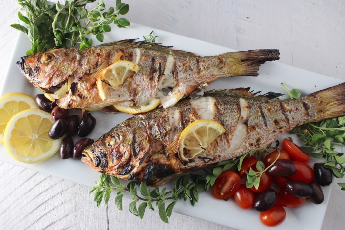 How to cook greek style full fish