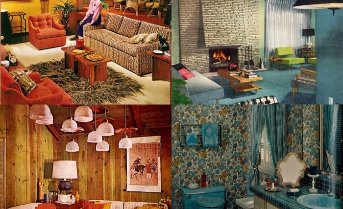 How to decorate 1960s room