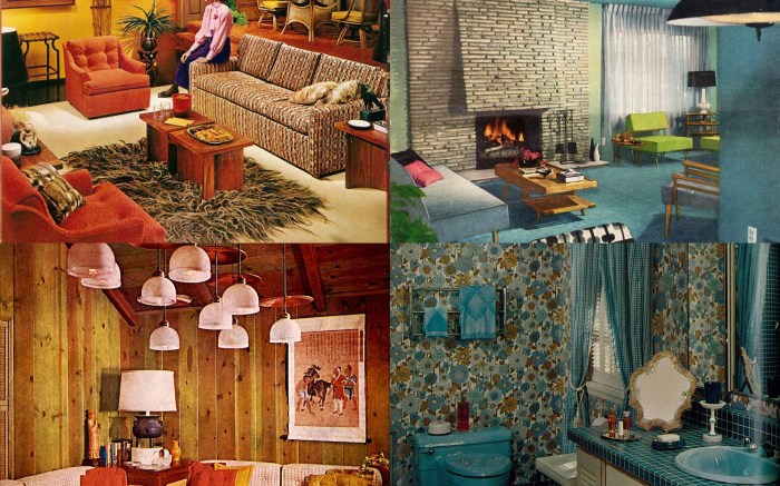 How to decorate 1960s room