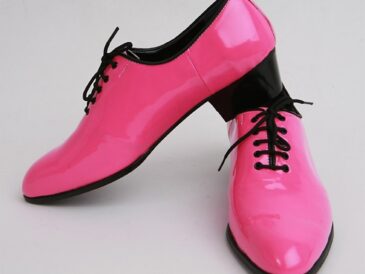 Mens pink and grey dress shoes