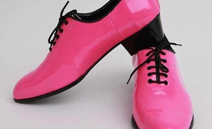 Mens pink and grey dress shoes