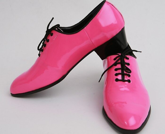 Mens pink and grey dress shoes