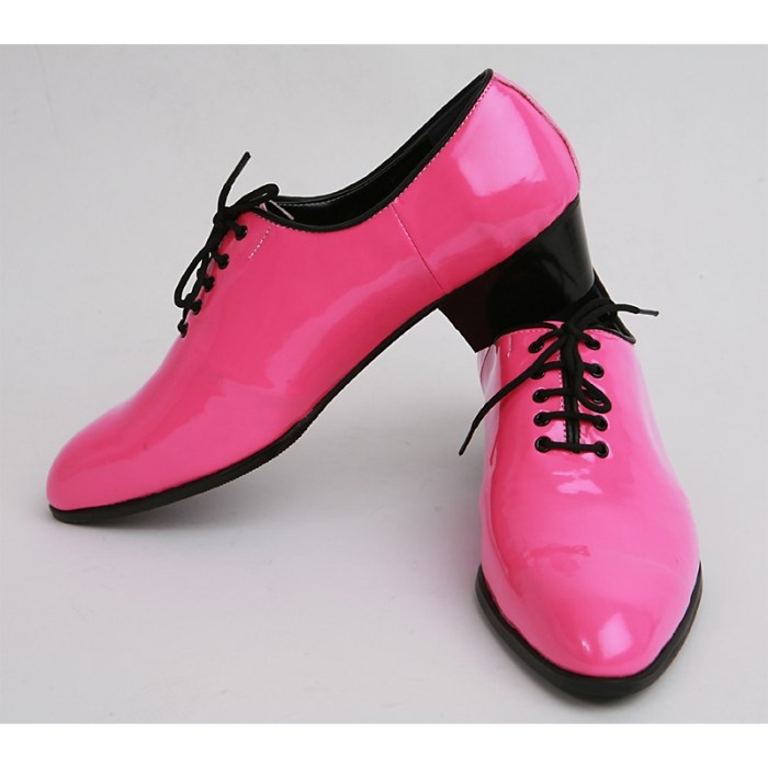 Mens pink and grey dress shoes