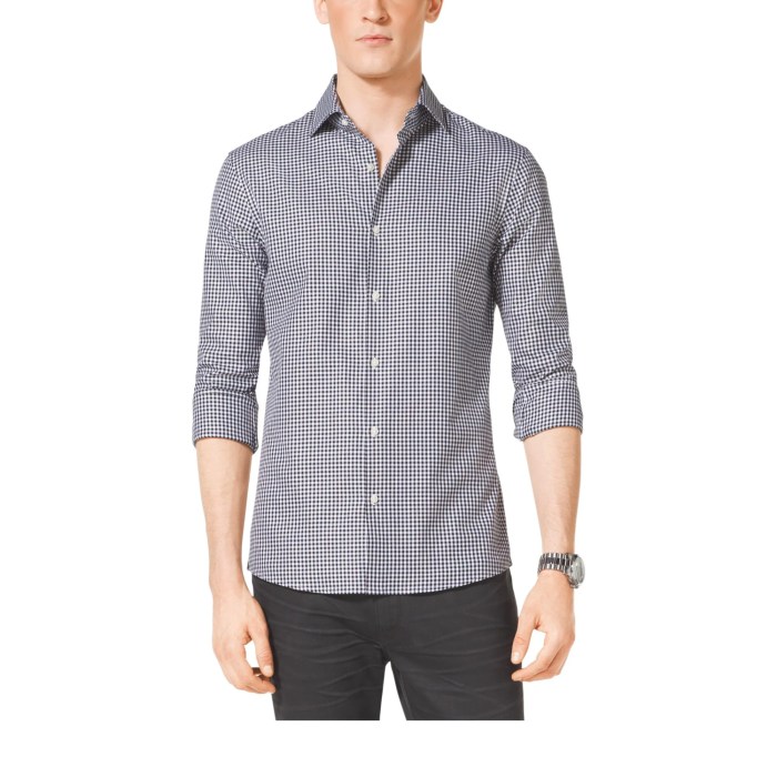 Michael kors mens dress shirts slim fit